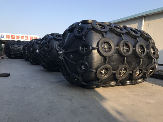 Schip Pneumatische Marine Fenders Natural Rubber Yokohama Marine Inflatable Fender