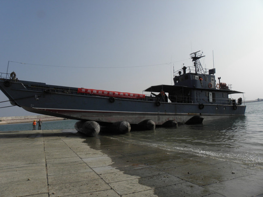 Gevulcaniseerde Boot het Opheffen Luchtkussens Opblaasbare ISO14409 Berging het Dokken Lancering