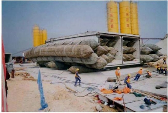 De drijvende Marine Salvage Airbags Black Vessels-Opheffende Luchtkussens van de Reddingsboot
