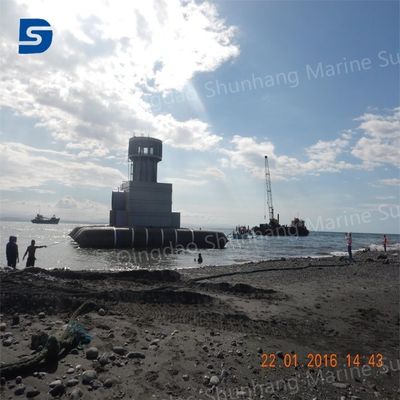 Airbags van zwart rubber, geschikt voor automobielophanging, industriële machines en zwaar materieel waarvoor schokdemper is vereist