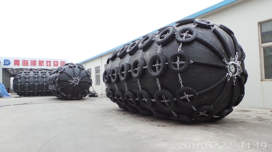 De Opblaasbare Pneumatische Rubberstootkussens van het het Stootkussen50kpa Drijvende Dok van ISO
