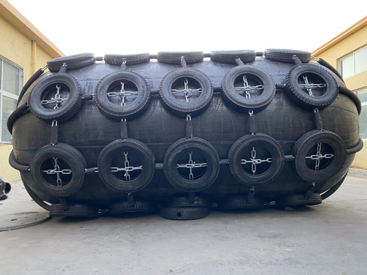 Rubberstootkussen 500mm van het band Netto Schip Lengteboot die Pneumatische Marine Fenders dokken
