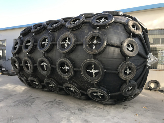 3.3m de 6.5m Opblaasbare Rubberstootkussen Netto Type Dokkende Marine van Yokohama