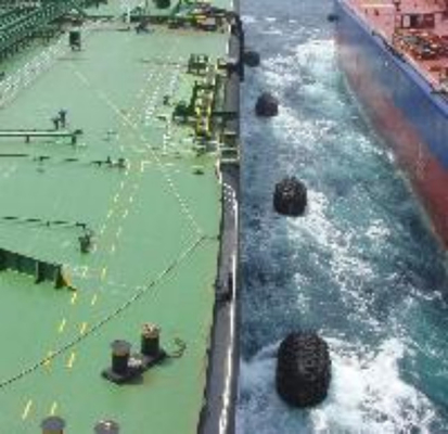 Het Stootkussengrootte ISO 17357 van Yokohama van het Shunhangschip Zwarte Marine Dock