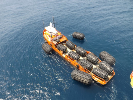 het Pneumatische Rubberstootkussen die van 80kpa 50kpa Opblaasbaar HDG-Materiaal drijven