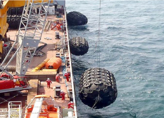 Oceaanplatfprm-het Stootkussen0.05mpa Rubberstootkussens van de Beschermings Opblaasbare Boot voor Dokken