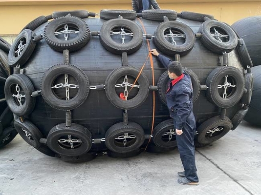 Bescherming van dockschepen Yokohama-type opblaasbare rubberfender